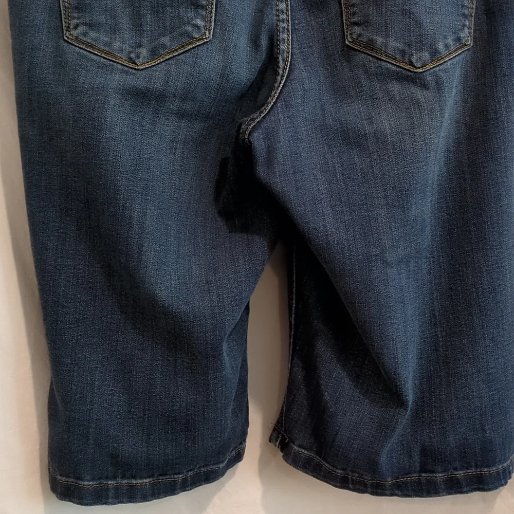 Christopher & Banks | Long Denim Jean Shorts Medium Wash | 12